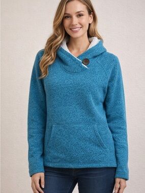 Koppen Sherpa lined hooded sweater
